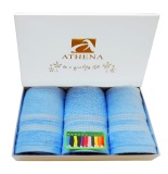 Hộp khăn quà tặng Athena (Xanh biển)