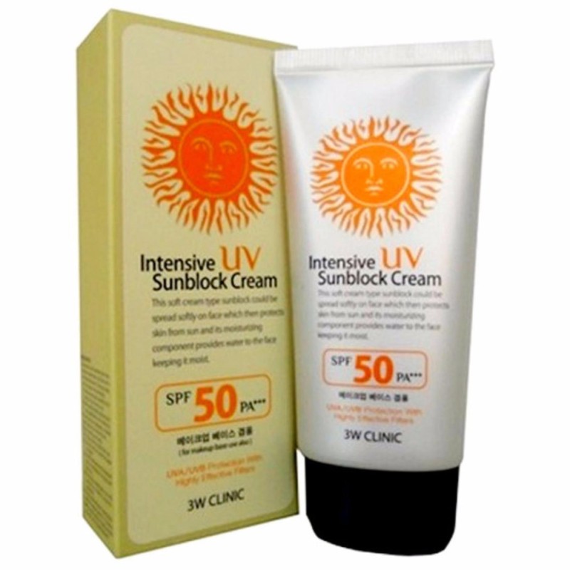 Kem Chống Nắng Hoàn Hảo 3W Clinic Intensive UV Sunblock CreamSPF 50++ (70ml) nhập khẩu