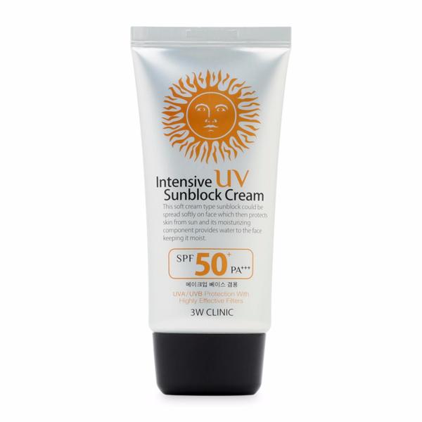 [HCM]Kem Chống Nắng Hoàn Hảo 3W Clinic Intensive UV Sunblock CreamSPF 50++ (70ml) nhập khẩu