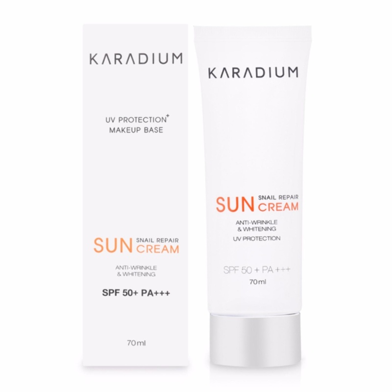 Kem chống nắng Karadium Snail Repair Sun Cream SPF50+ PA+++ 70ml cao cấp