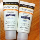 [HCM]Kem chống nắng Neutrogena Clear Face SPF55 - Mỹ