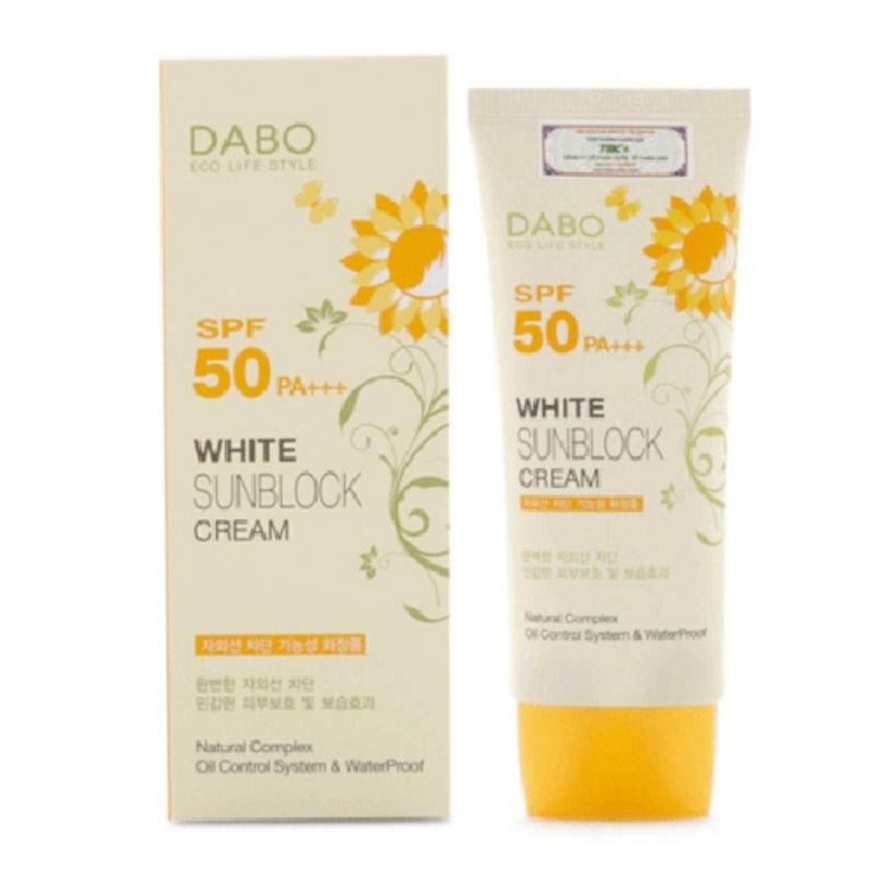 Kem chống nắng trắng da White Sunblock Cream Cao cấp Hàn Quốc 70ml - Hàng chính hãng nhập khẩu