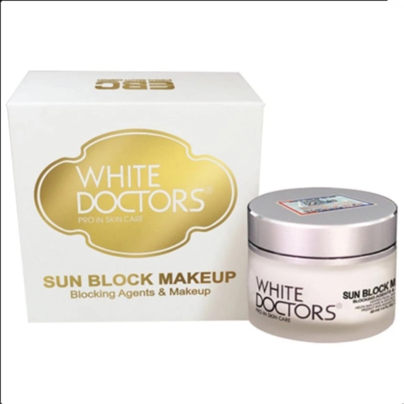 Kem chống nắng trang điểm White Doctors Sun Block Makeup 40g nhập khẩu