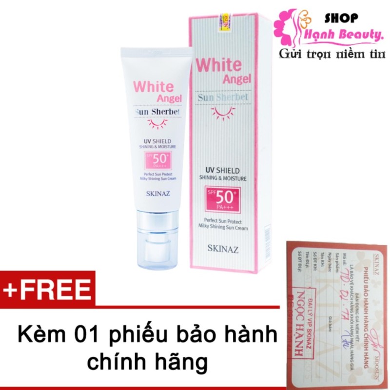 Kem chống nắng White Angel Sun Sherbet Skinaz