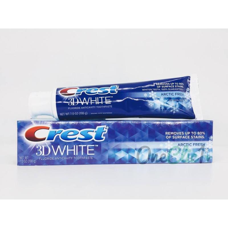Kem Đánh Răng Ngừa sâu răng Crest 3D White Artic Fresh 198g nhập khẩu Mỹ - ngừa sâu răng hiệu quả, giúp răng chắc và nướu khoẻ.