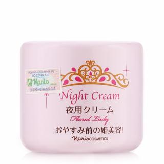 Kem đêm giúp ngăn chặn sản sinh Melanin tái tạo da Naris Floral Lady Night Cream Nhật Bản 49g - Hàng Cao Cấp thumbnail