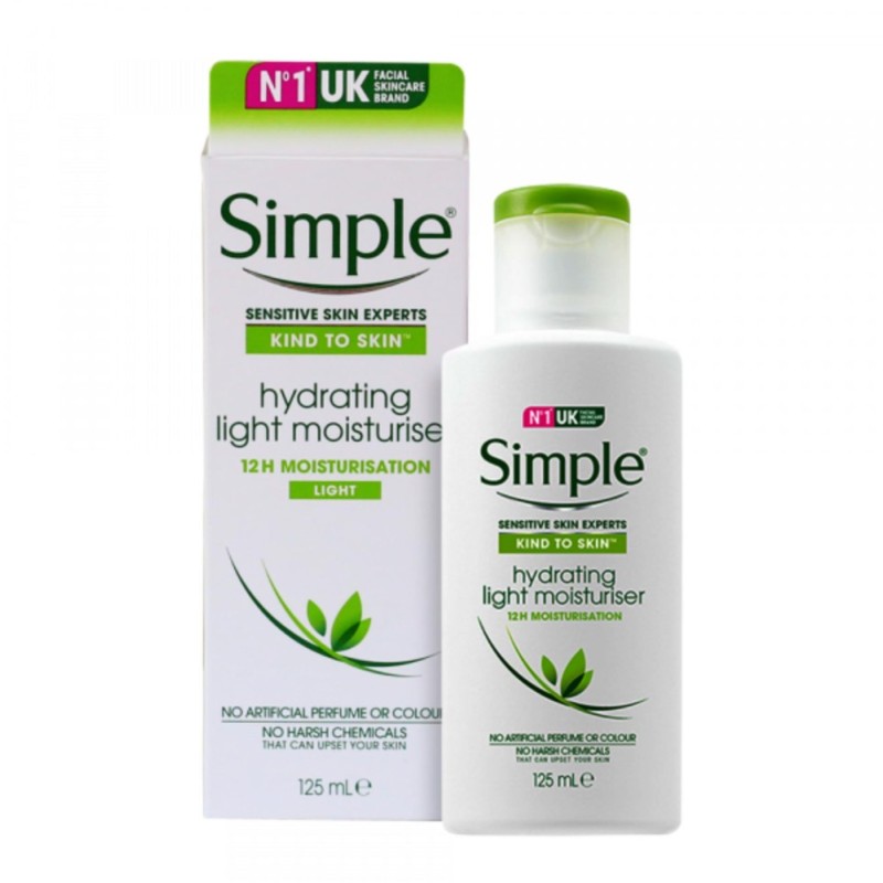 Kem Dưỡng Da Simple Kind To Skin Hydrating Light Moisturiser 125ml cao cấp