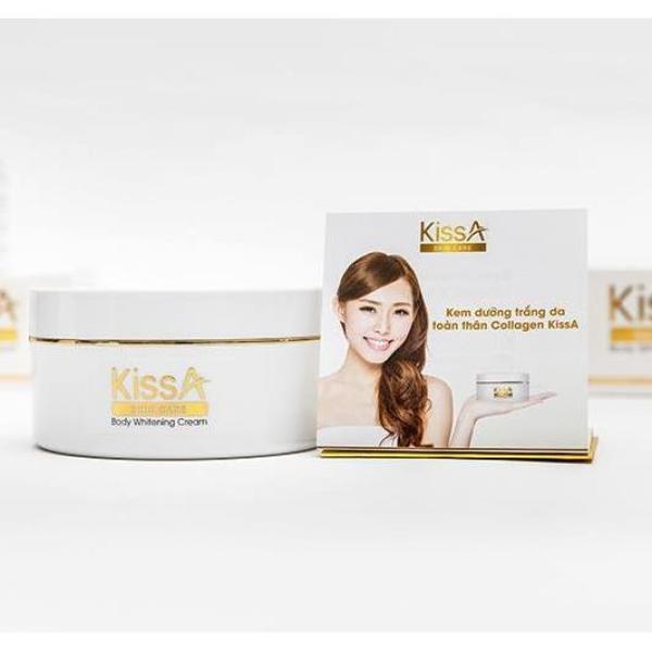 Kem dưỡng trắng da toàn thân Collagen KissA 200g - hãng phân phối chính thức cao cấp