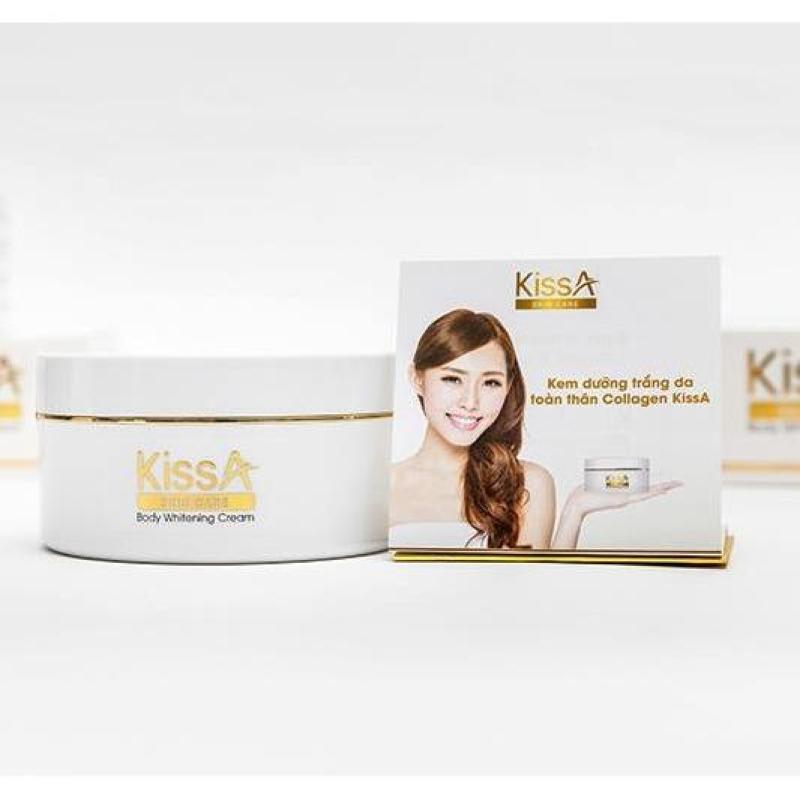 Kem dưỡng trắng da toàn thân Collagen KissA 200g - hãng phân phối chính thức nhập khẩu