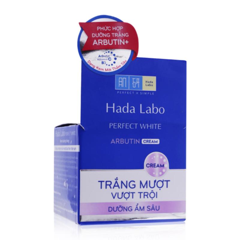 Kem dưỡng trắng mượt Hada Labo Perfect White 50gram nhập khẩu