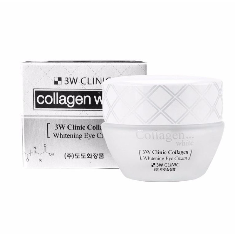 Kem dưỡng trắng sáng da vùng mắt bổ sung collagen 3W Clinic Collagen Whitening Eye Cream 35ml