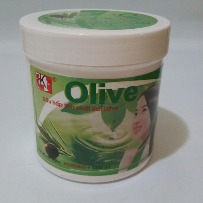 Kem hấp dầu tinh chất trái Olive 1000ml nhập khẩu