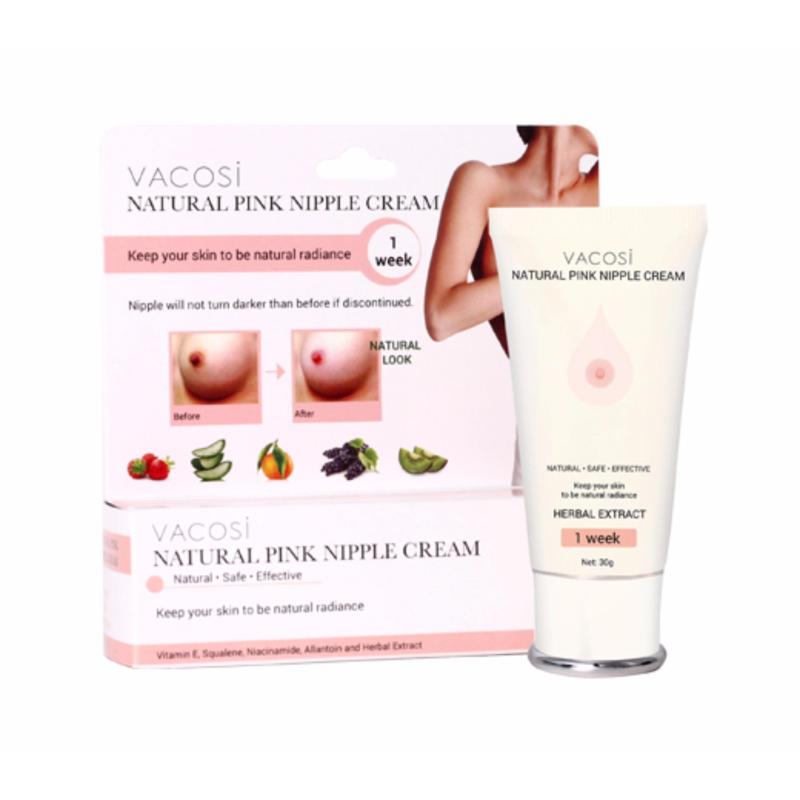 Kem làm hồng nhũ hoa Vacosi Natural Pink Nipple Cream 30ml