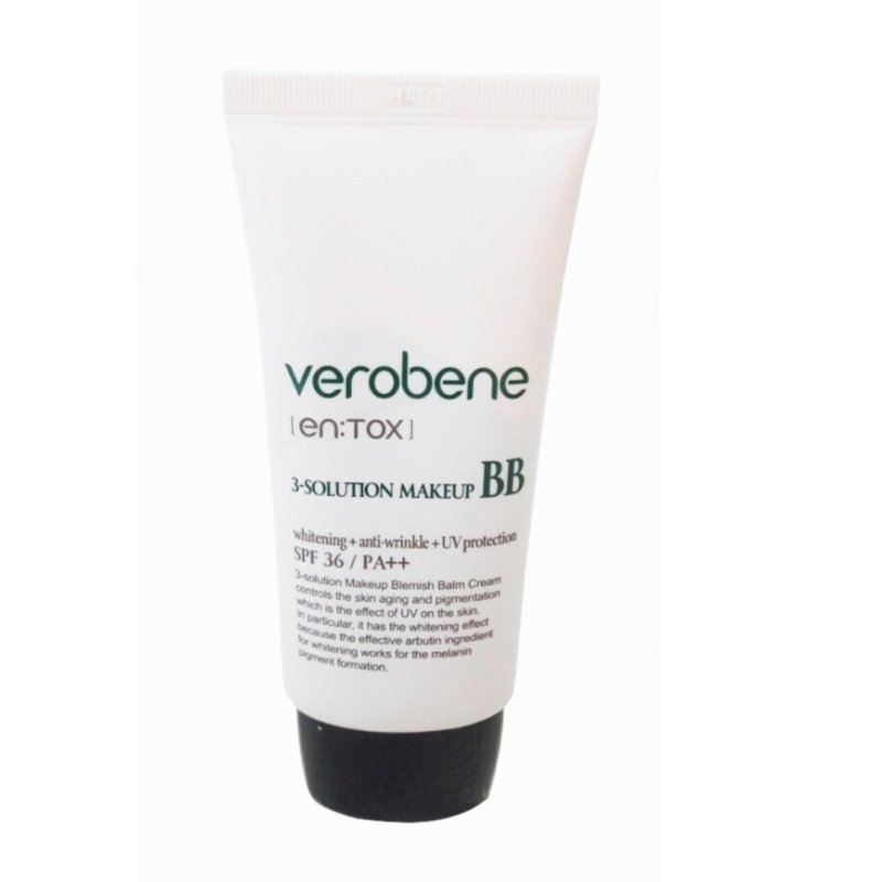 Kem Nền Trang Điểm Bb 3 Trong 1 Verobene Entox 3 Solution Make Up Bb