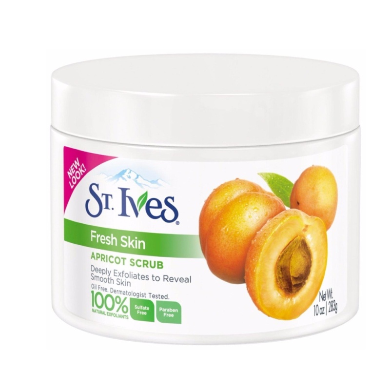 Kem tẩy tế bào chết St.Ives hương mơ Fresh skin apricot scrub 283g