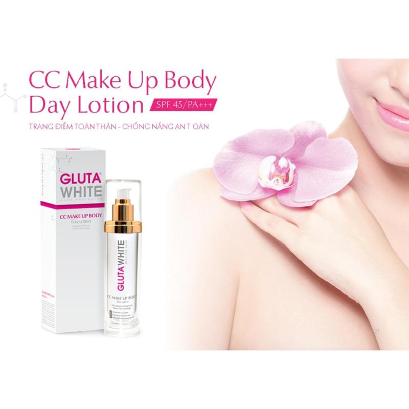 Kem trắng da trang điểm toàn thân GLUTA WHITE CC Make Up Body Day Lotion - Ban ngày 120ml