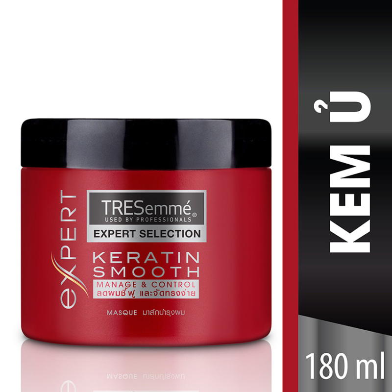 Kem ủ TRESEMME KERATIN SMOOTH vào nếp mềm mượt 180ml