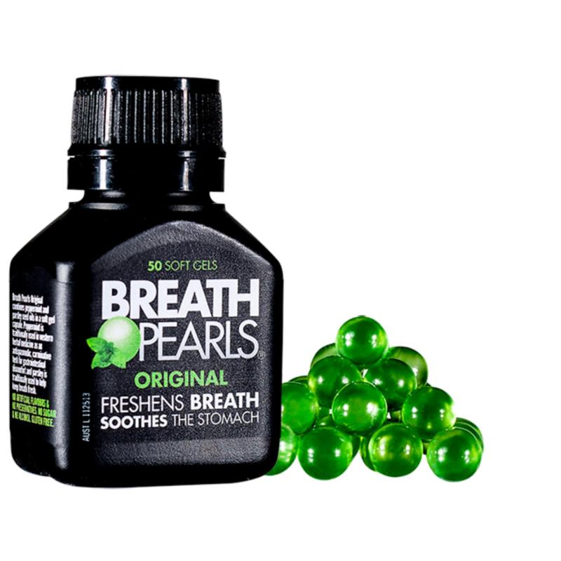 Kẹo Bạc Hà Thơm Miệng Thơm Hơi Thở Breath Pearls Original 50 Viên