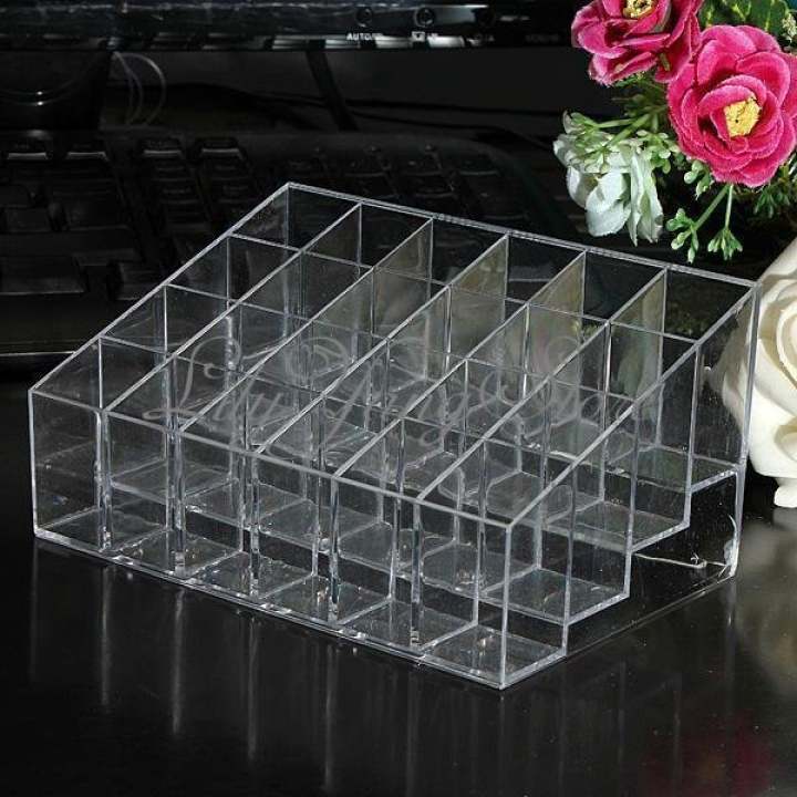 SaleBox - Thông tin mua sắm, khuyến mãi 157 Khay để son đa năng BenHome 24 ô tiện dụng (Trắng)