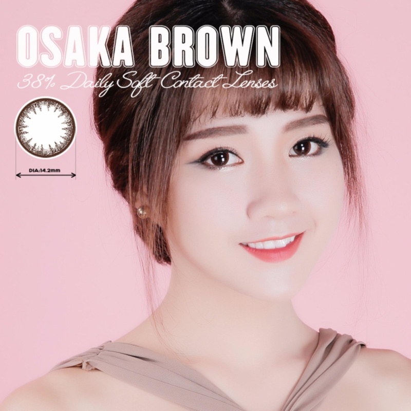 Kính Áp Tròng Eye Secret màu Osaka Brown  (Nâu) - Dòng 1 Ngày