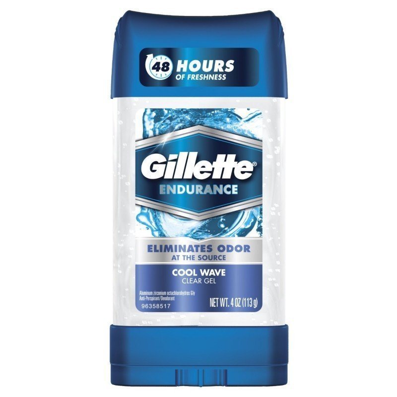 Lăn khử mùi nam Gillette Endurance Clear Gel Cool Wave 113g nhập khẩu