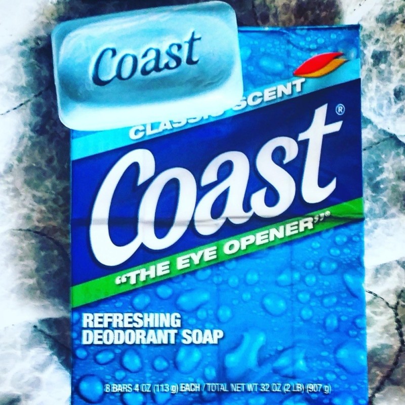 Lốc 8 cục xà phòng Coast 907g