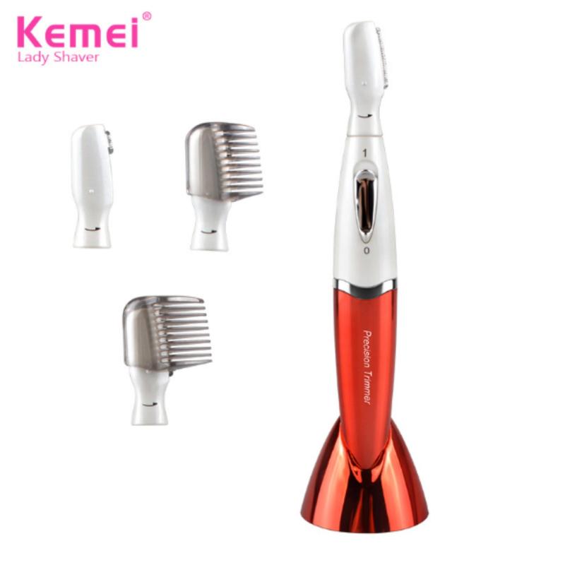 Máy Cạo Lông Toàn Thân Kemei KM-8188 Màu Đỏ Và Bạc nhập khẩu