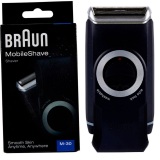 Máy cạo râu Braun MobileShave M-30 - Nhật Bản - Màu đen