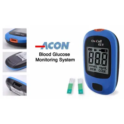 Máy đo đường huyết Acon On call Plus EZ II ( Kèm 25 que - YTELOC)