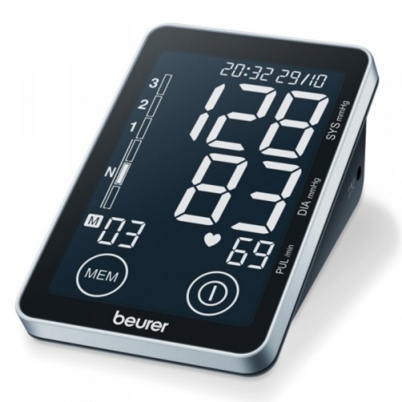 Máy đo huyết áp bắp tay cảm ứng Beurer BM58 (Đen) nhập khẩu
