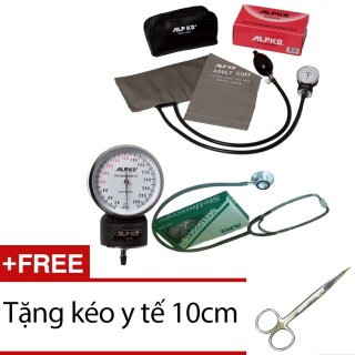Máy đo huyết áp đồng hồ ALPK2 500V FT 801 (Xám) + Tặng kéo y tế 10cm thumbnail