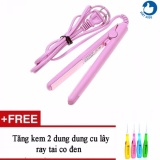 Máy duỗi tóc Mini + Tặng kèm 2 dụng cụ lấy ráy tai có đèn