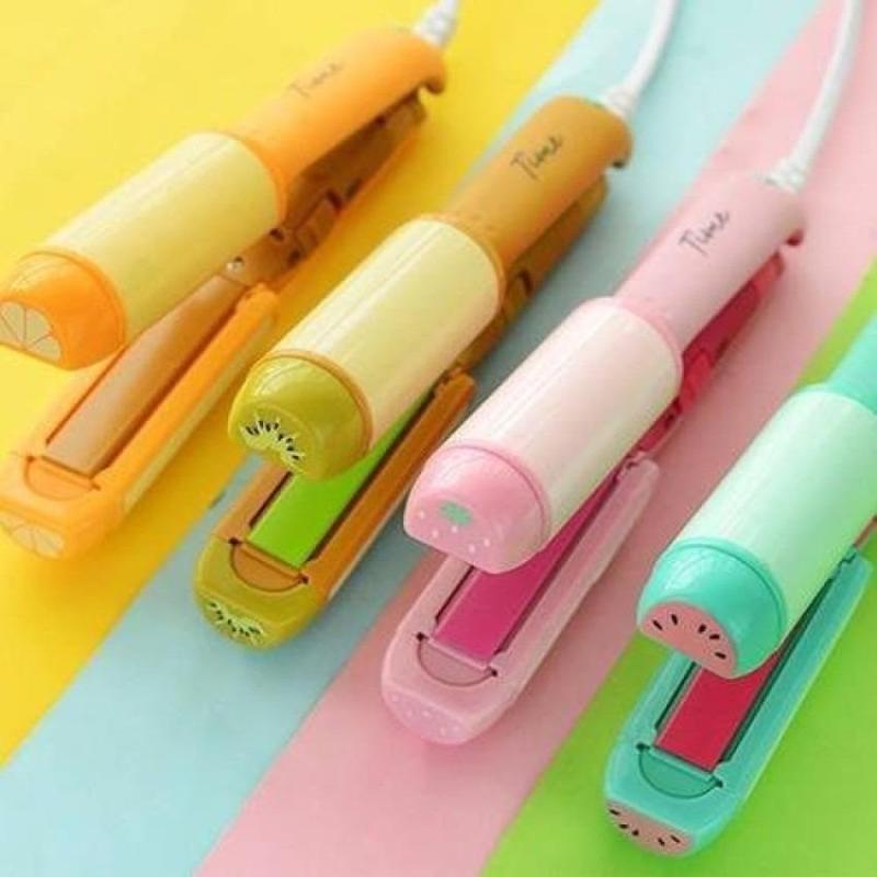 Máy là tóc mini 2 Chức Năng 2in1 Uốn & Duỗi Kemier - máy làm tóc mini (giao màu ngẫu nhiên)