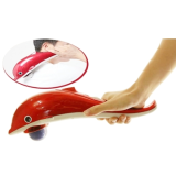 Máy Massage Cầm Tay Cá Heo Dolphin 3 Đầu (Đỏ)