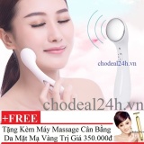 Máy massage mặt DS-039 bằng ion + Tặng Máy mát-xa cân bằng da mặt