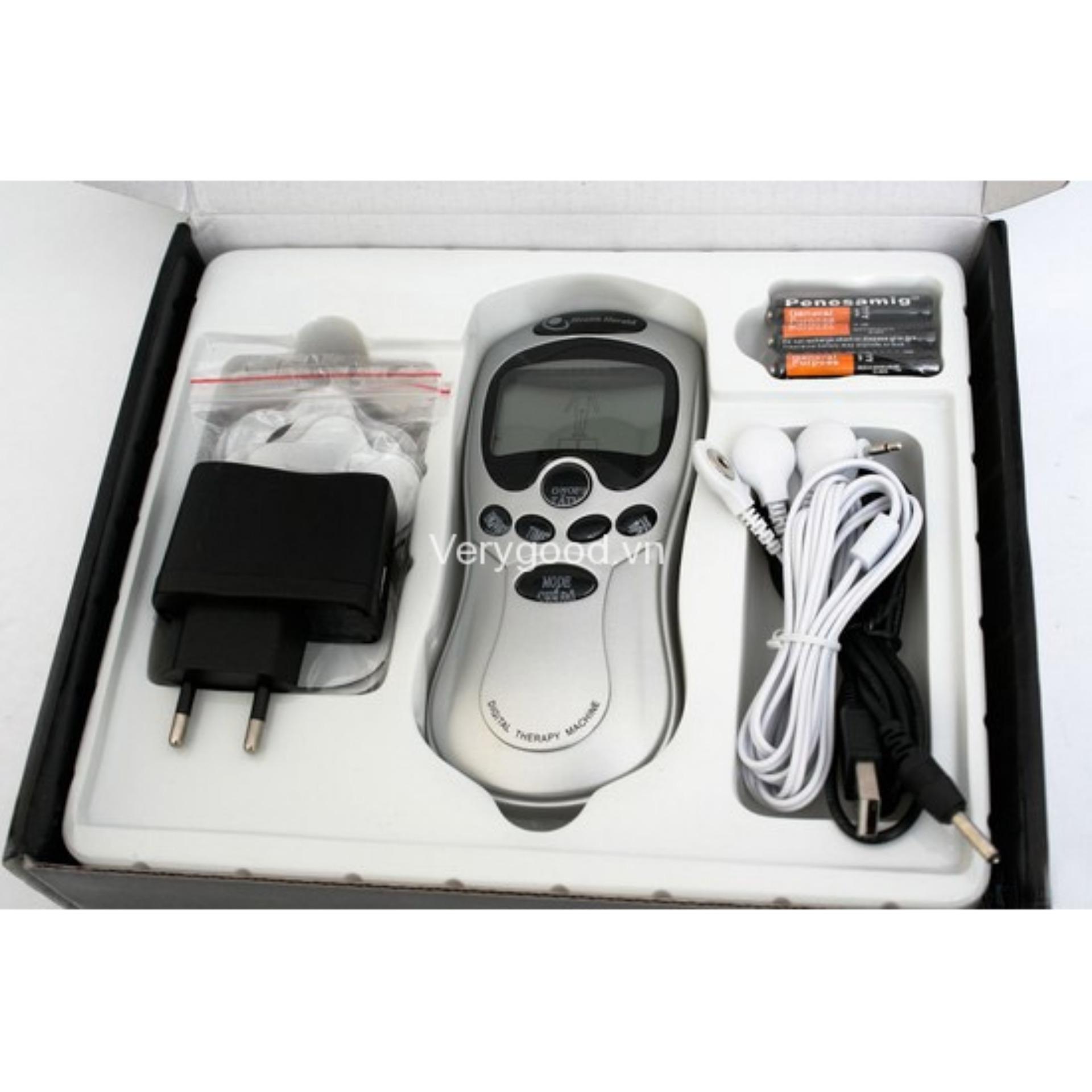 Máy massager xung điện đen 4 miếng Digital therapy machine SYK 2008