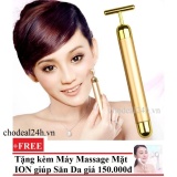 [HCM]Máy mát-xa cân bằng da mặt + Tặng Máy massage mặt DS-039 bằng ion (Trắng)