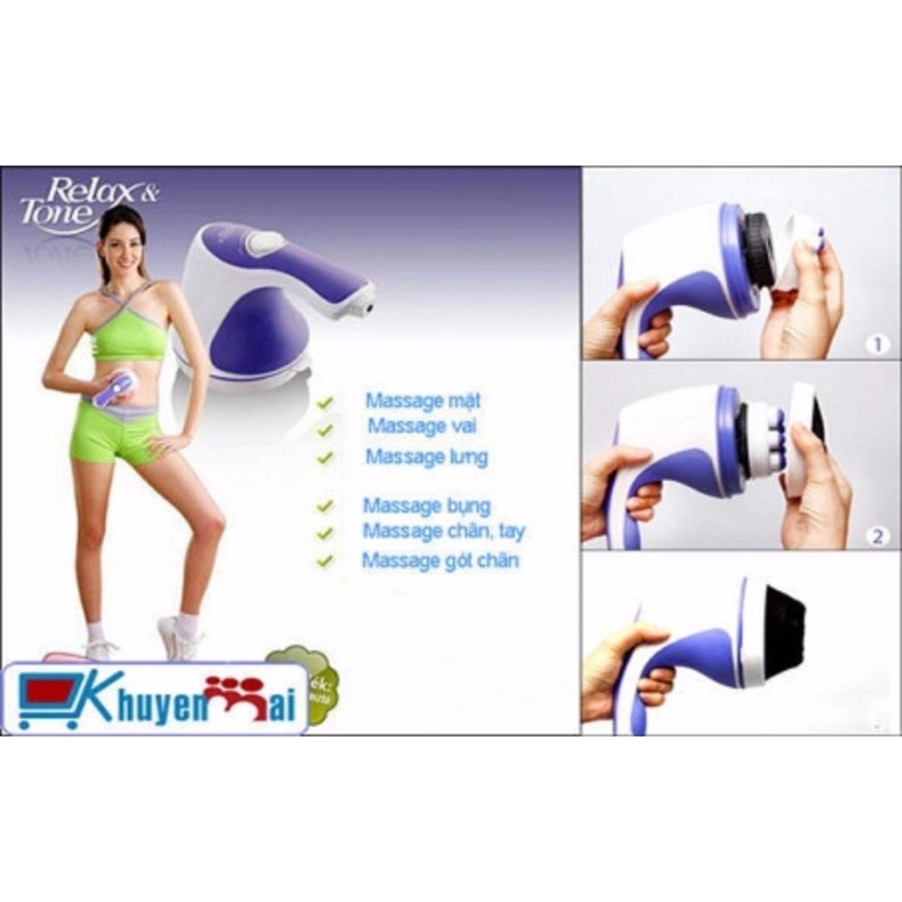 Máy matxa cầm tay Relax & Spin Tone