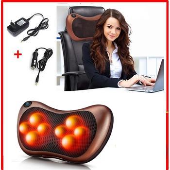 gối massage hồng ngoại 8  bi