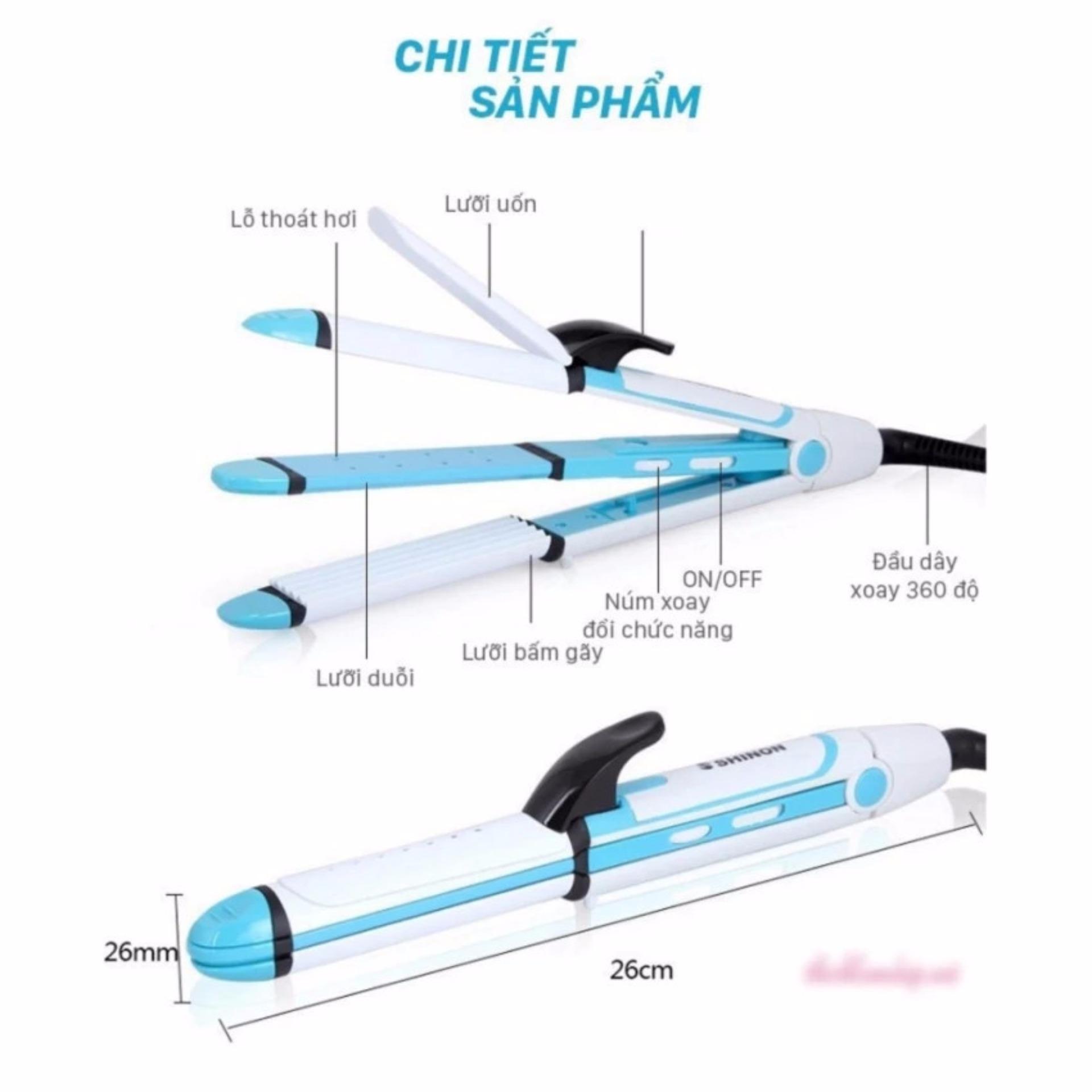 Máy Tạo Kiểu Tóc Kẹp Tóc 4 Trong 1 Shinon/NOVA SH-8005