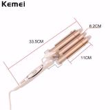 Máy uốn tóc 3 trục cao cấp Kemei 1010 VVN1340
