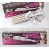 [HCM]Máy Uốn Tóc Xoăn 3 Trục Kemei 1010