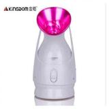 Máy xông hơi da mặt mini KingDom thế hệ mới (Hồng phối trắng)