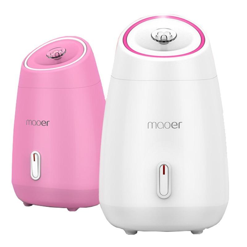 Máy xông hơi mặt thảo dược 2 in 1 (hồng)