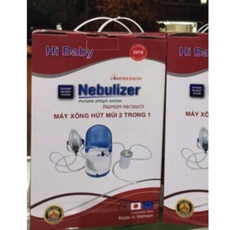 MÁY XÔNG HÚT MŨI HỌNG HIBAY(2in1)BH 8 NĂM