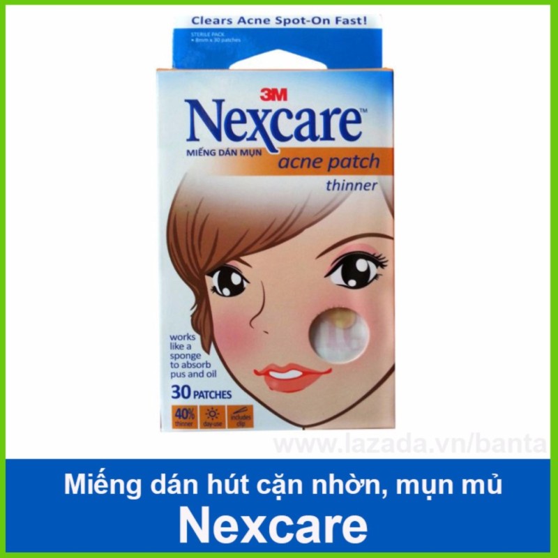 Miếng dán hút mụn Nexcare, hút và trị mụn hiệu quả