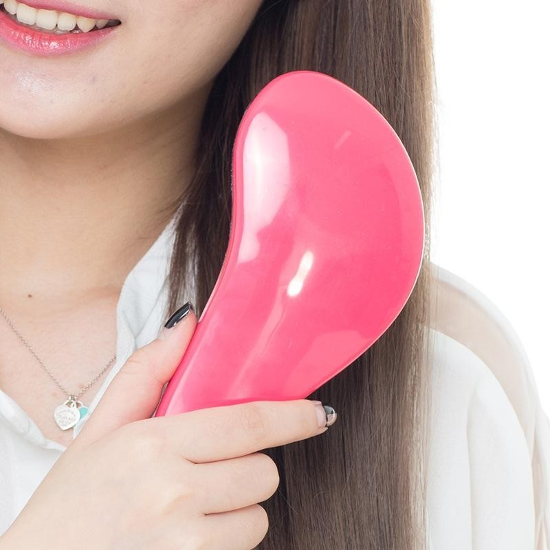 Phép Thuật mới Tay Cầm Detangling làm đẹp Lược Tắm Lông Bàn Chải massage Salon Tạo Kiểu-quốc tế nhập khẩu