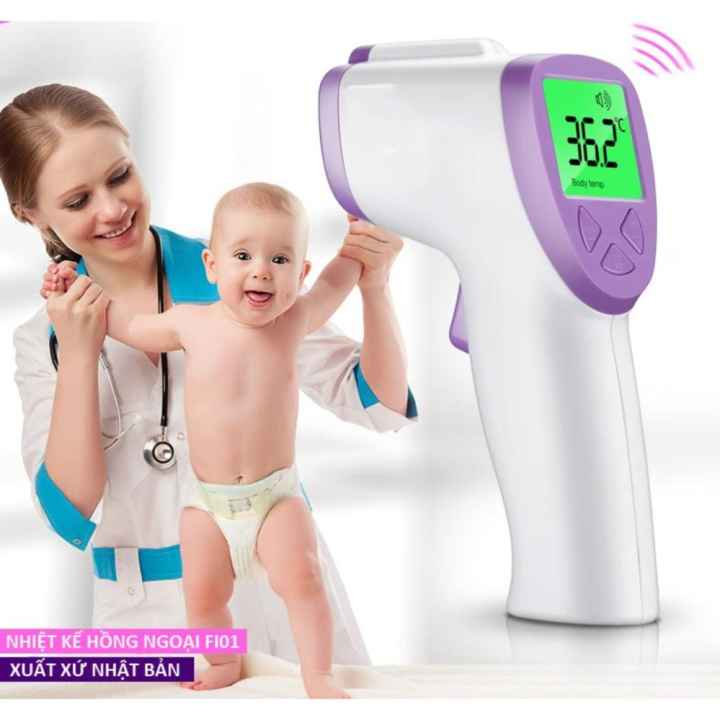 Nhiệt kế hồng ngoại đo trán trẻ em FI01 xuất xứ Nhật Bản