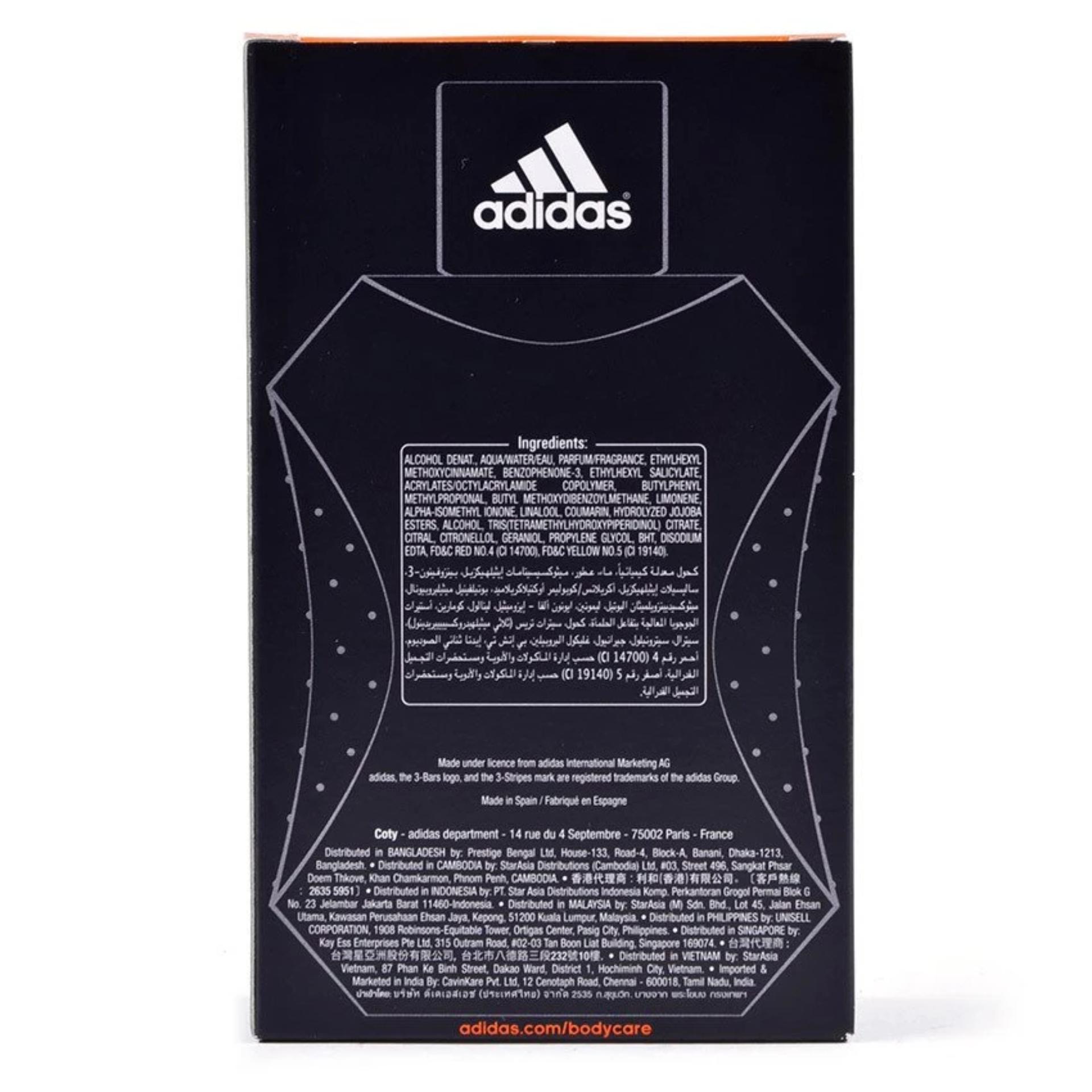 Nước Hoa Adidas Eau De Toilette 100ml #Deep Energy