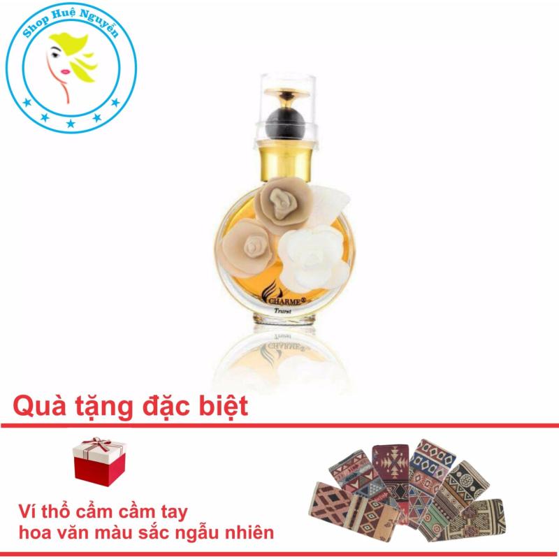 Nước hoa Charme Trurst - Nữ - Eau De Parfum - 25ml + Tặng Ví thổ cẩm cầm tay màu sắc ngẫu nhiên